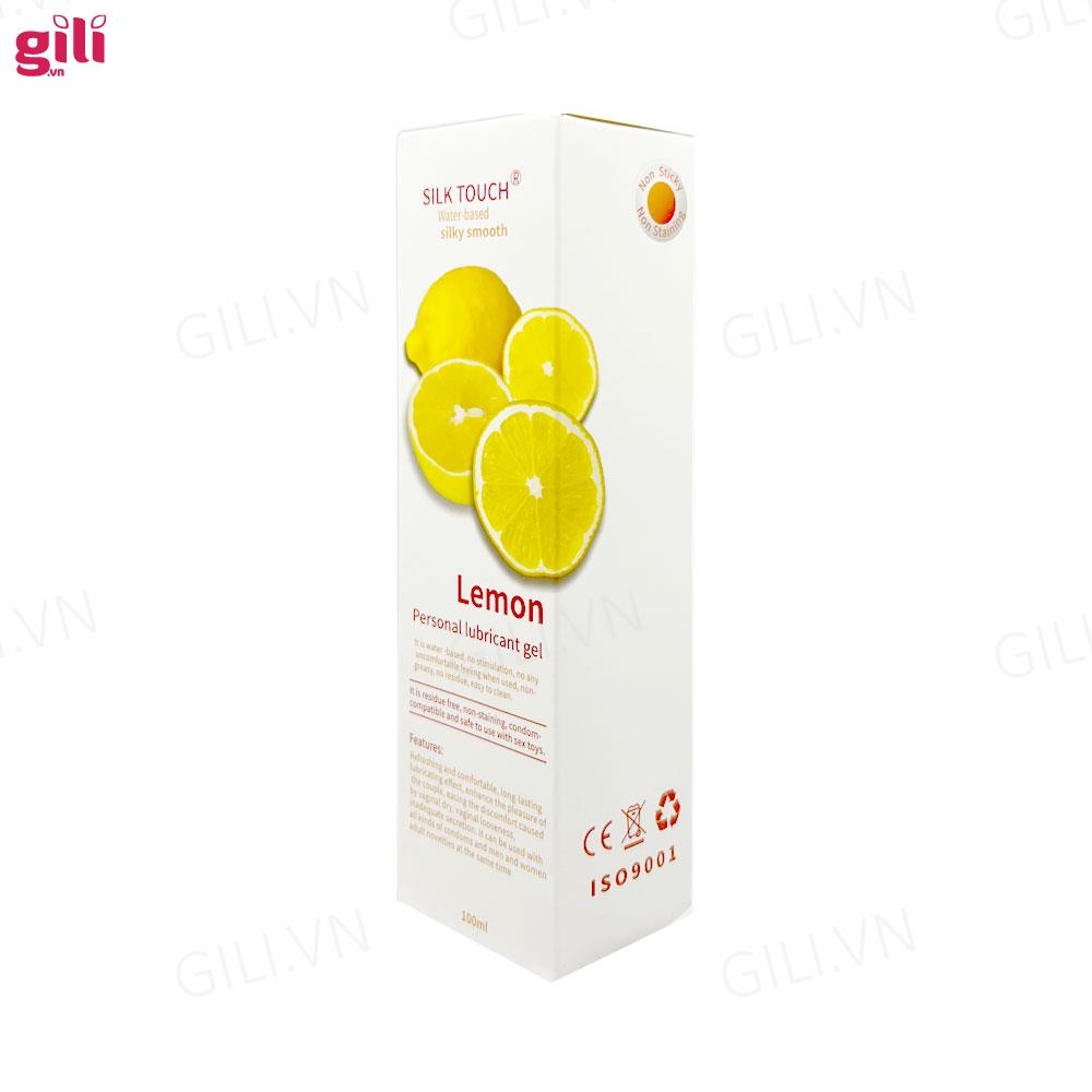 Gel bôi trơn hương chanh Silk Touch Lemon 100ml chính hãng