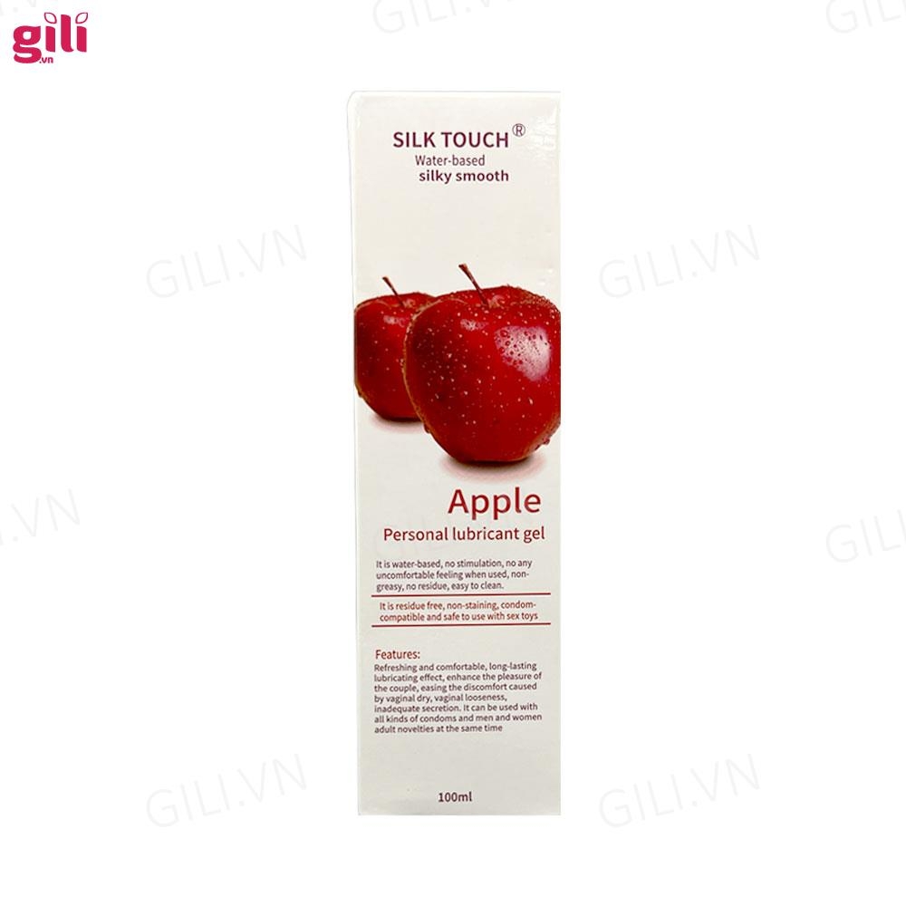 Gel bôi trơn hương táo Silk Touch Apple 100ml chính hãng