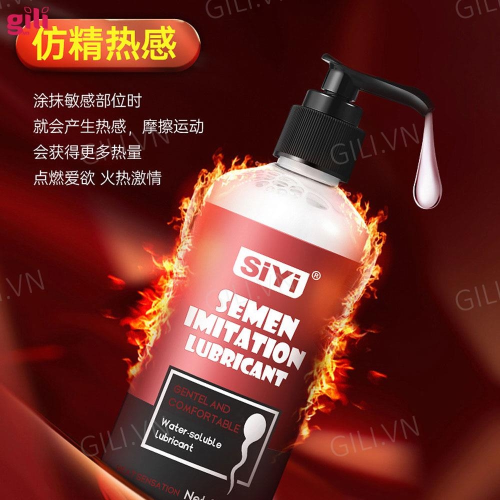 Gel bôi trơn SiYi Lubricant Đỏ Ấm Nóng 120ml chính hãng