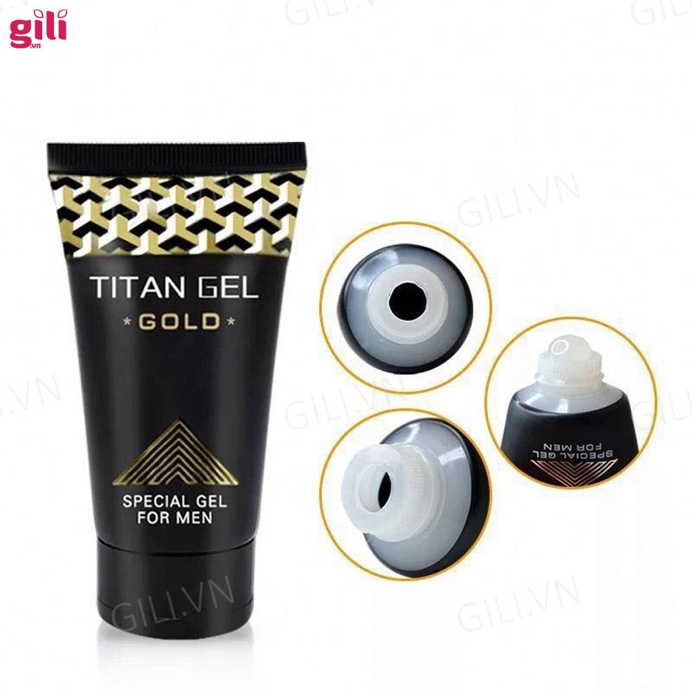 Gel bôi trơn massage Titan Vàng Special Gold for Men 50ml chính hãng