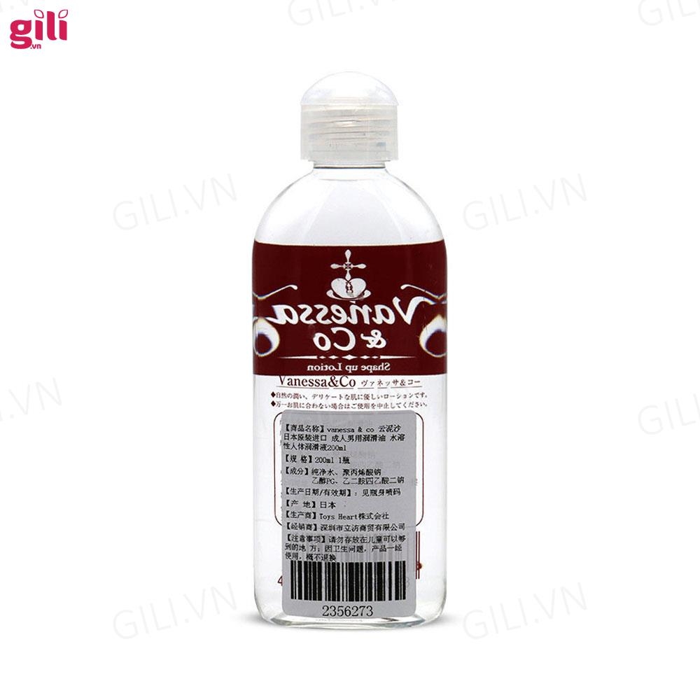 Gel bôi trơn gốc nước Vanessa & Co 200ml chính hãng
