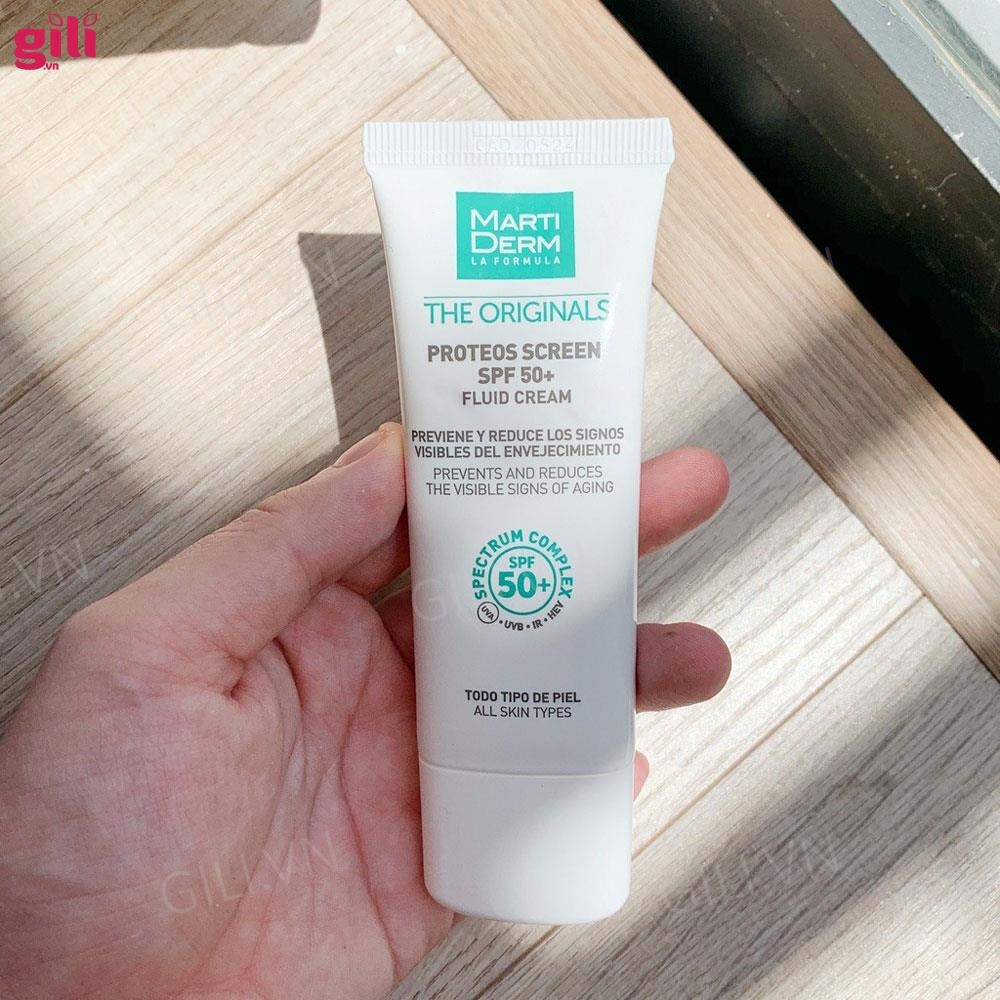 Kem chống nắng Marti Derm The Originals Fluid Cream 40ml chính hãng