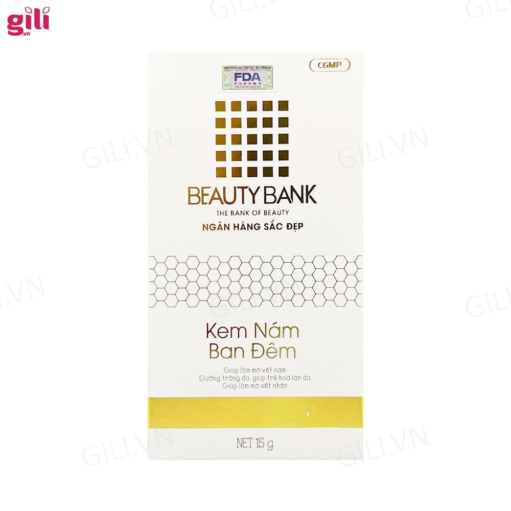 Kem dưỡng da ban đêm Beauty Bank Melasma Remedee 15gr chính hãng