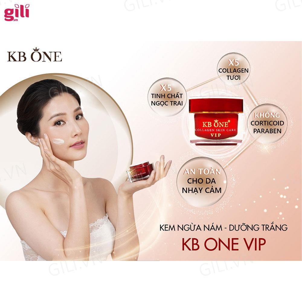 Kem dưỡng da KB One Collagen Skin Care Vip Đỏ 50gr chính hãng