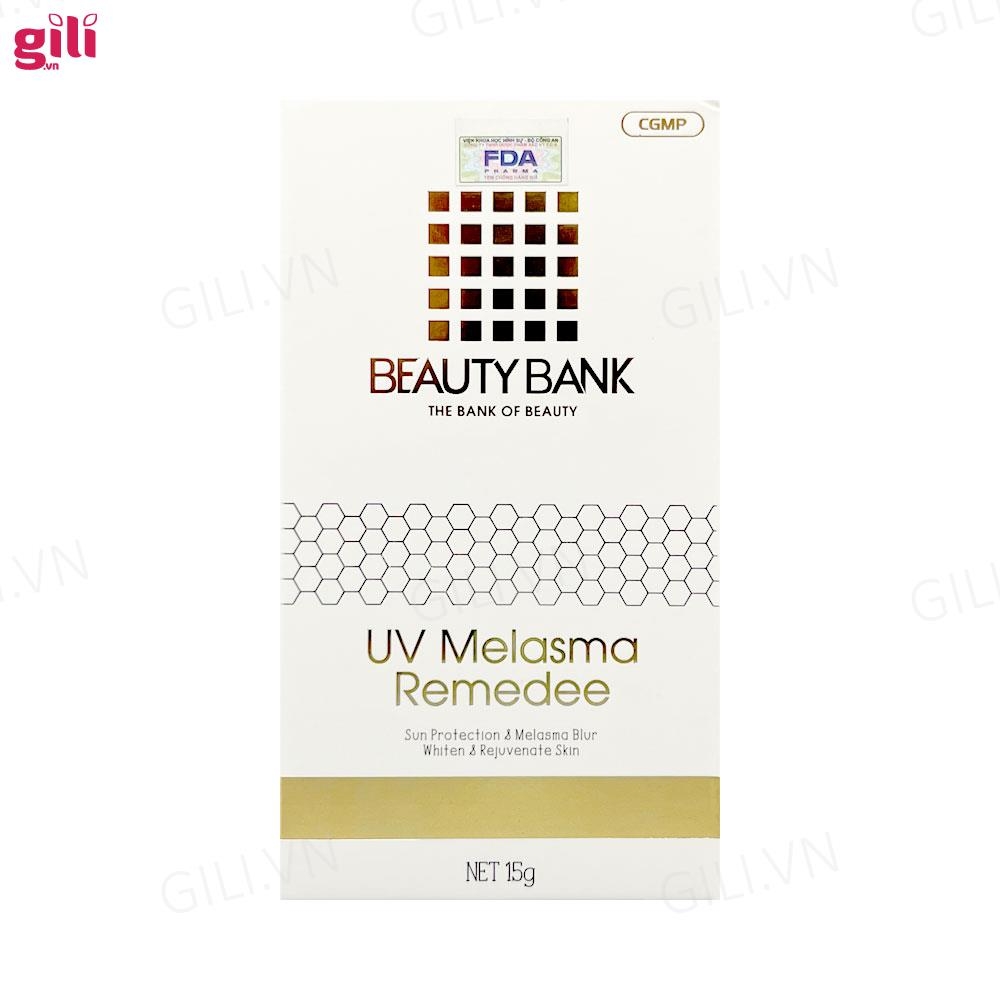 Kem mờ nám Beauty Bank UV Melasma Remedee 15gr chính hãng