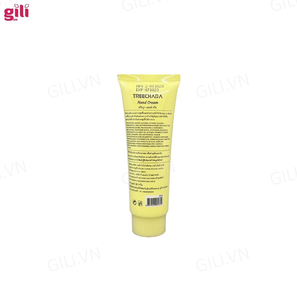 Kem dưỡng da tay Treechada Hand Cream 60gr Thái Lan chính hãng