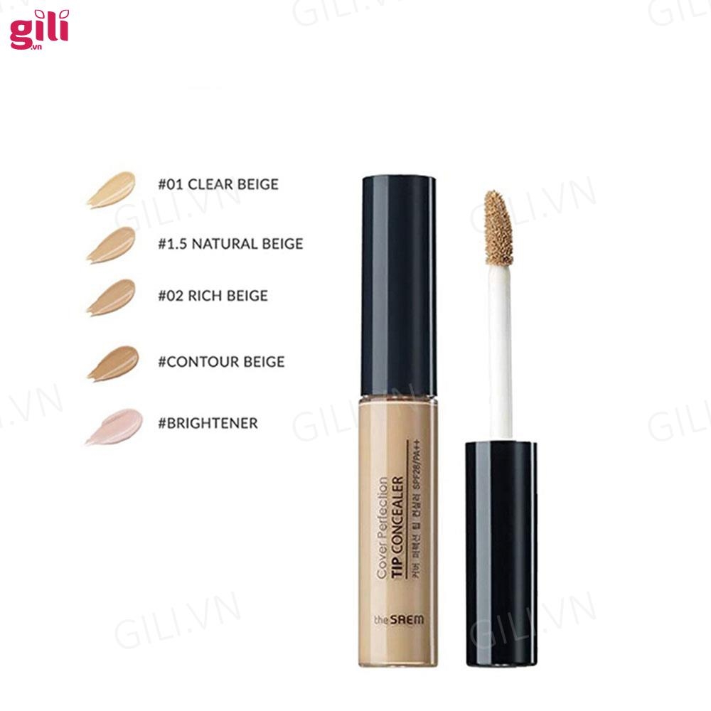 Kem Nền CKD The Saem Cover Perfection Tip Concealer Chính Hãng