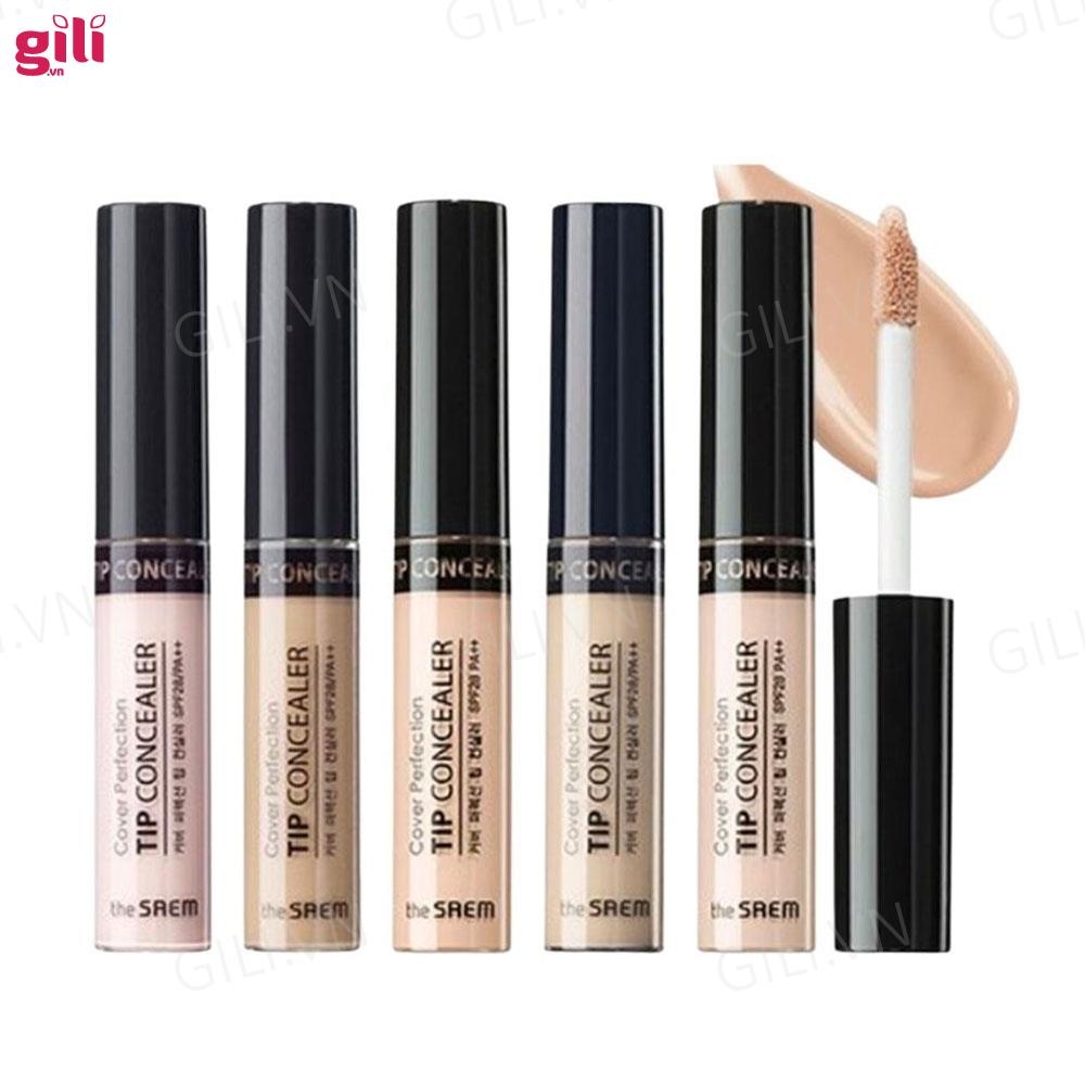 Kem Nền CKD The Saem Cover Perfection Tip Concealer Chính Hãng