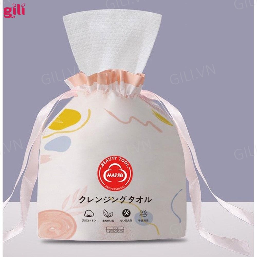 Khăn Lau Mặt Đa Năng Hatsu 40 Khăn 150gr Chính Hãng