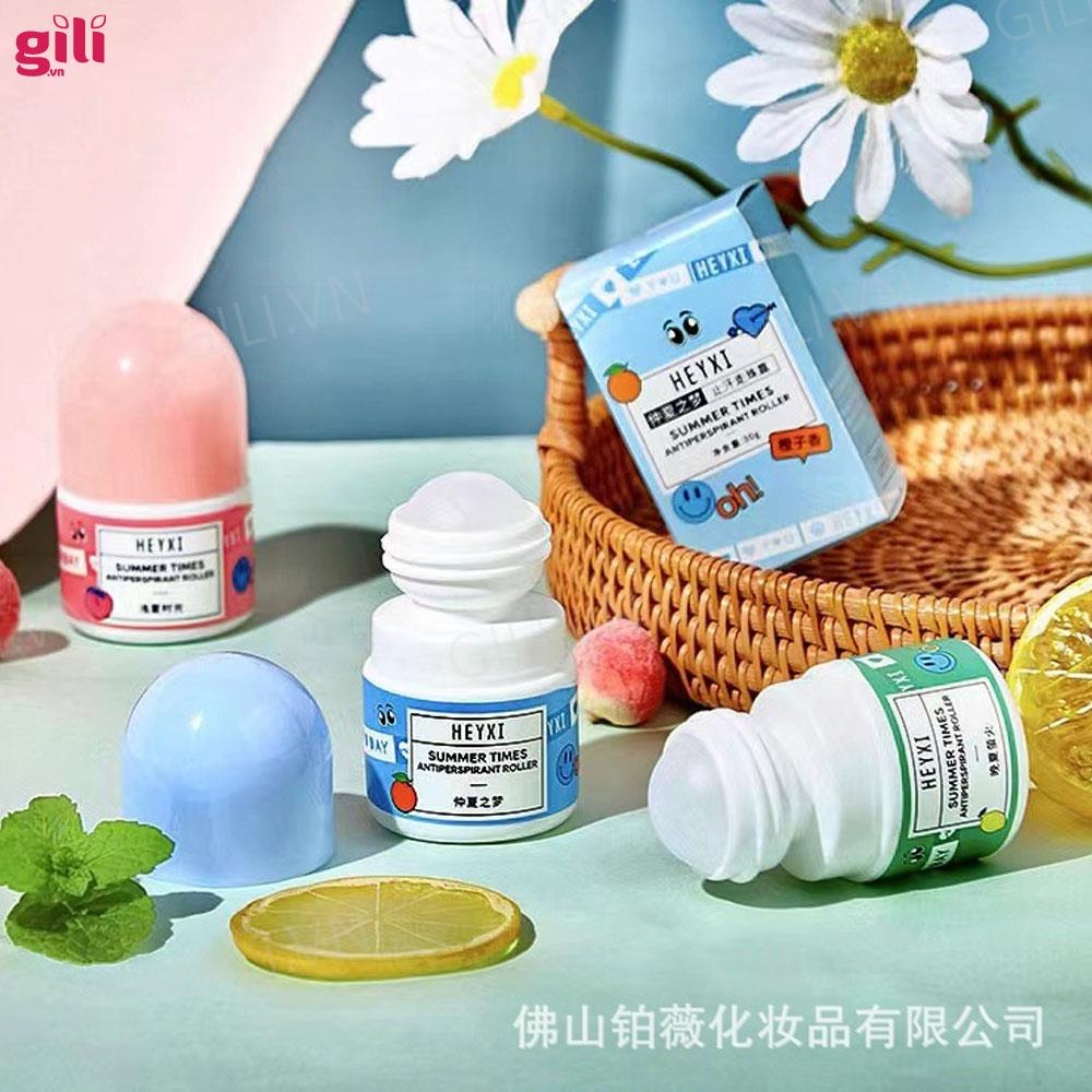 Lăn Khử Mùi Cơ Thể Heyxi Antiperspirant Roller 30g Chính Hãng