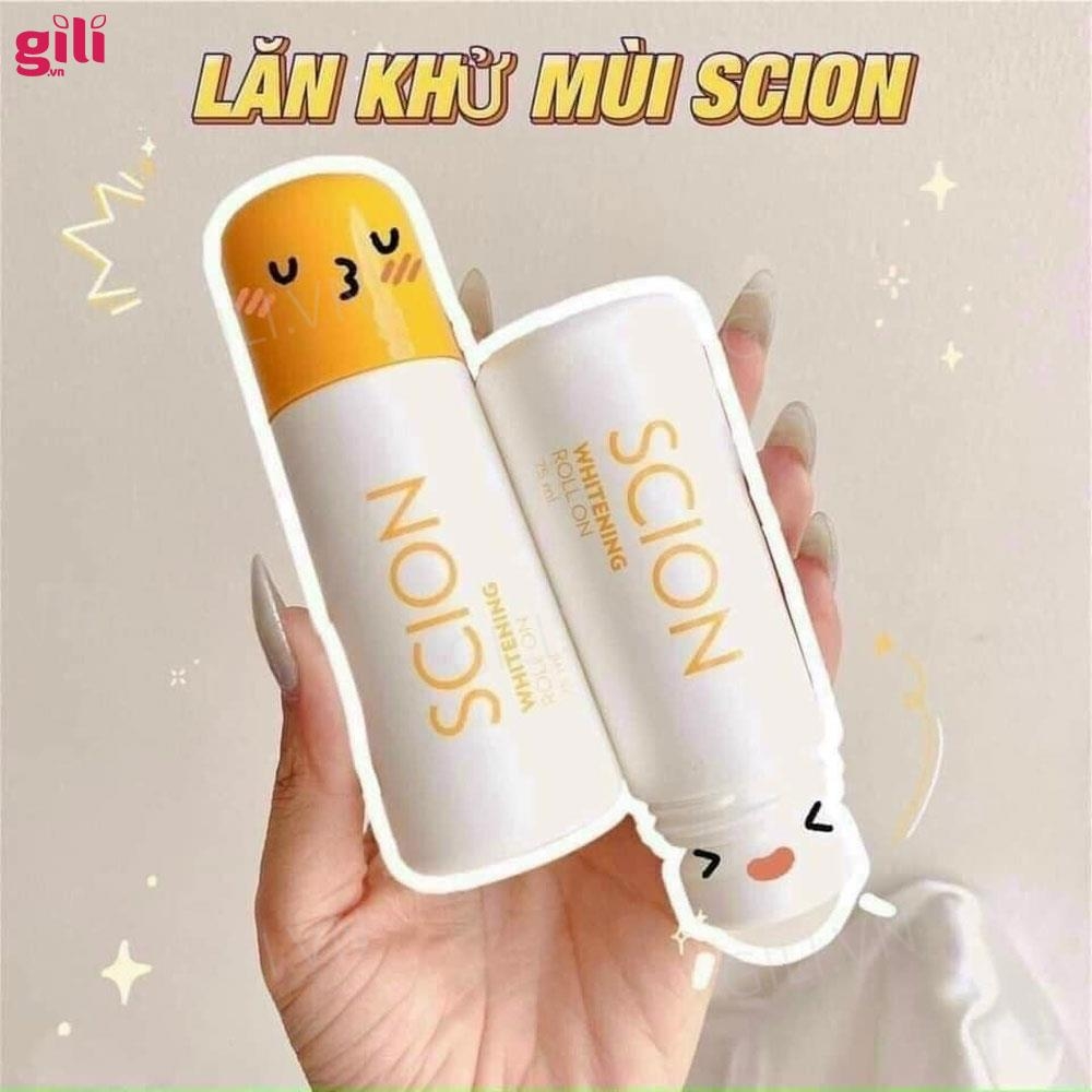 Lăn Khử Mùi Cơ Thể Scion Whitening Roll On 75ml Chính Hãng