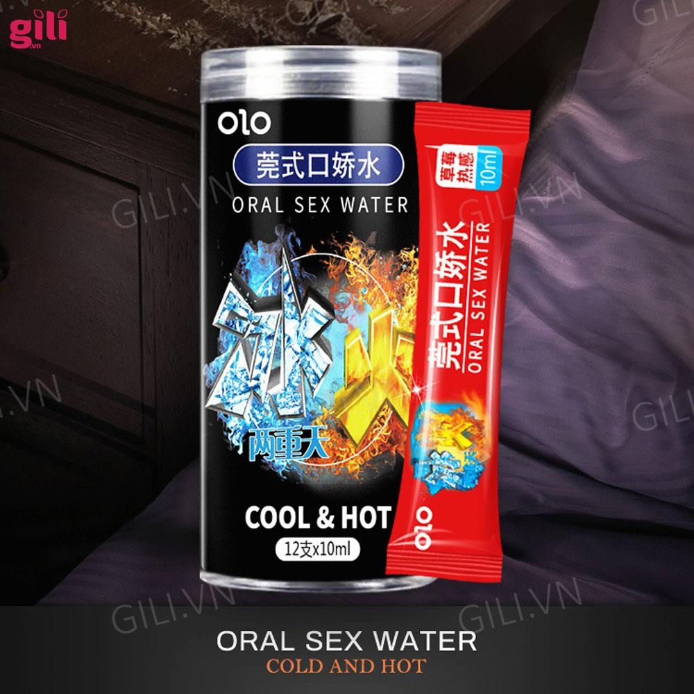 Nước Olo Oral Sex Băng Hoả lon 12 gói tăng khoái cảm chính hãng