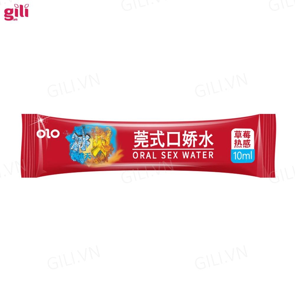 Nước Olo Oral Sex Băng Hoả lon 12 gói tăng khoái cảm chính hãng