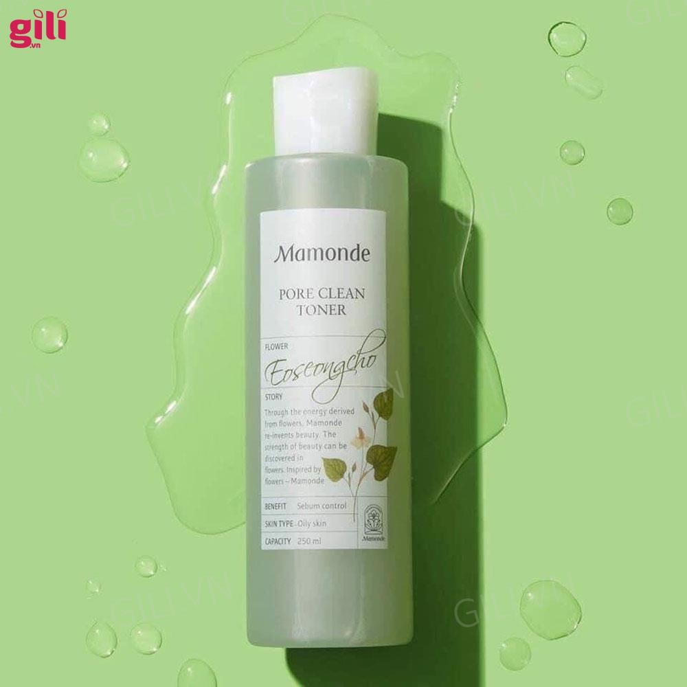 Nước hoa hồng ngừa mụn Mamonde diếp cá 250ml chính hãng