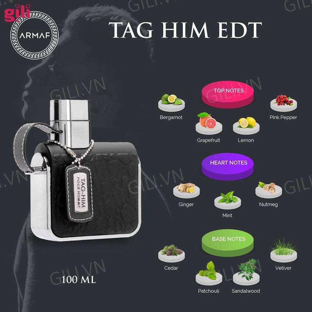 Nước hoa nam Armaf Tag Him Pour Homme 100ml chính hãng