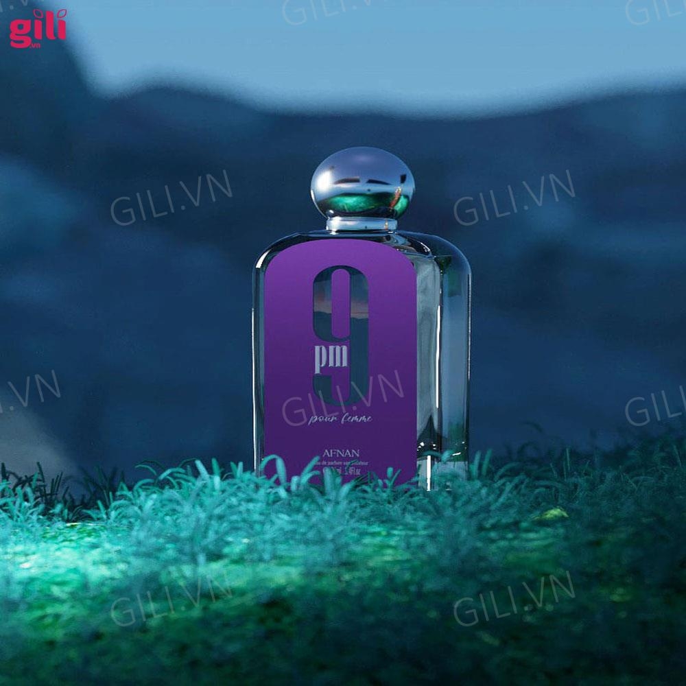 Nước hoa nữ Afnan 9pm tím Pour Femme 100ml chính hãng