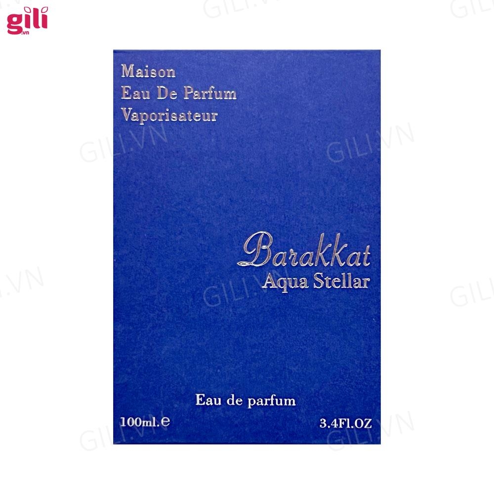 Nước hoa nữ Barakkat Aqua Stellar 100ml chính hãng