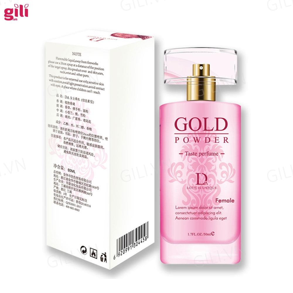 Nước Hoa Tăng Khoái Cảm Gold Powder 50ml – Nữ Hồng