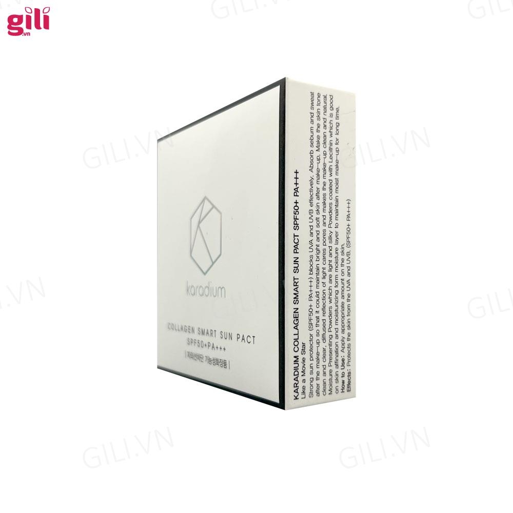 Phấn phủ Karadium Collagen Smart Sun Pact 11g Tone 21 chính hãng