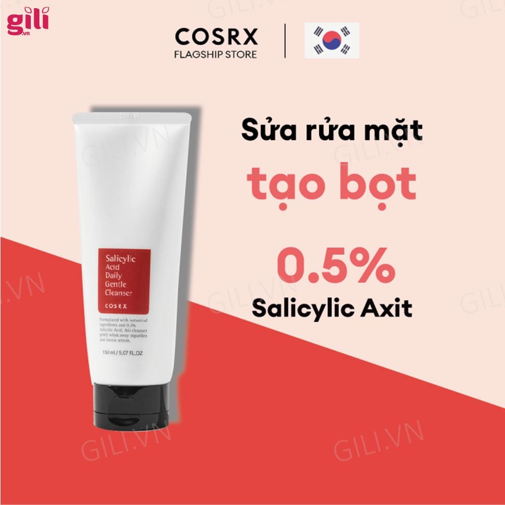 Sữa rửa mặt Cosrx Salicylic Acid Daily Gentle Cleanser 50ml chính hãng