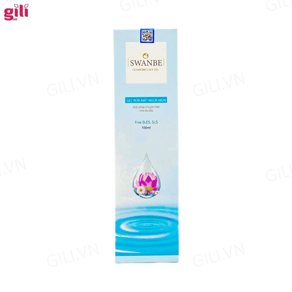 Gel rửa mặt ngăn ngừa mụn Swanbe Cleansing Face 100ml chính hãng