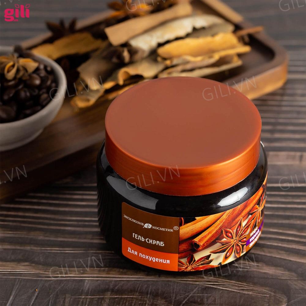 Tẩy da chết quế hồi Body Scrub Coffee Cloves Cinnamon 380gr chính hãng