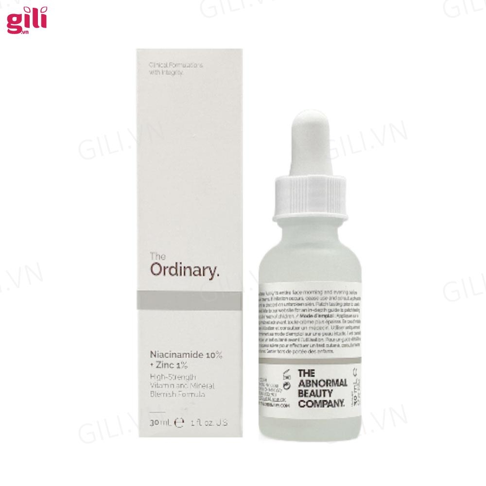 Tinh chất serum The Ordinary Niacinamide 10% + Zinc 1% chính hãng