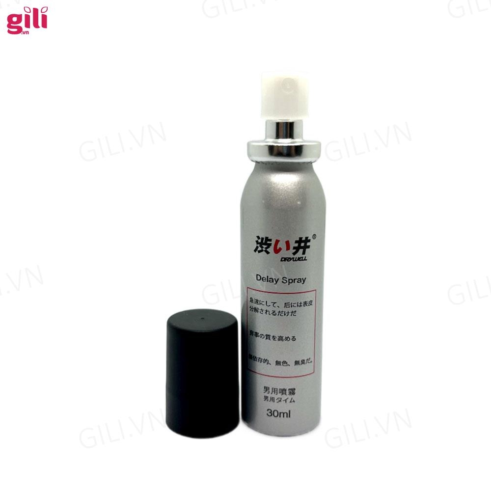 Xịt chống xuất tinh sớm Drywell Delay Spray 30ml chính hãng