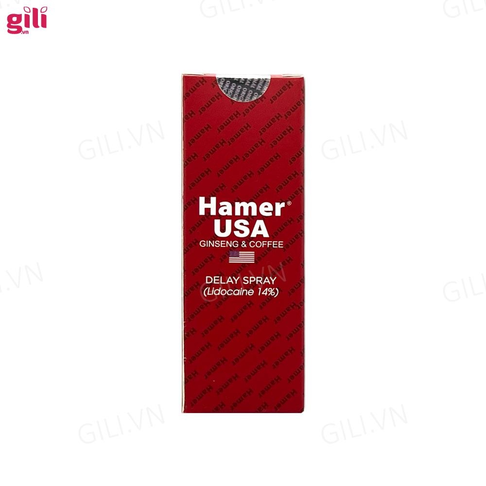 Xịt chống xuất tinh sớm Hamer USA Delay Spray 12,5ml chính hãng