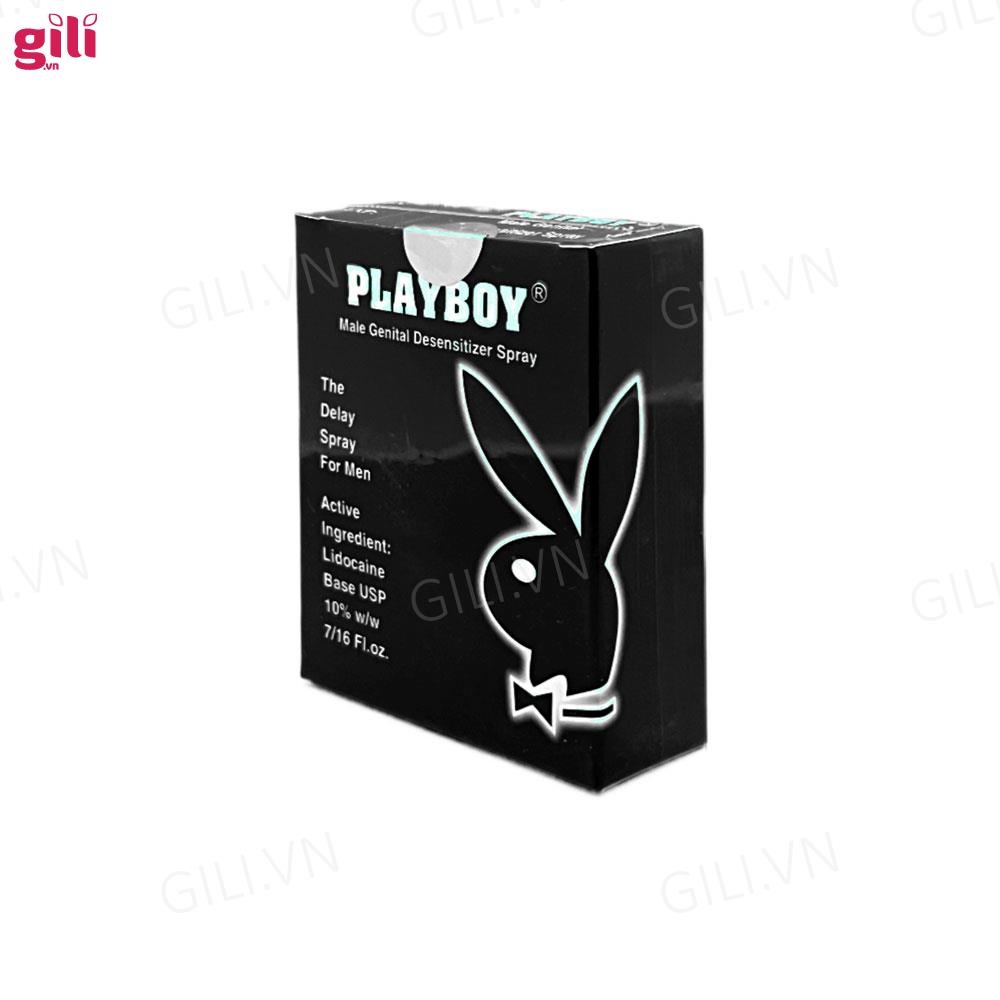 Xịt chống xuất tinh sớm Playboy Đen 5ml chính hãng