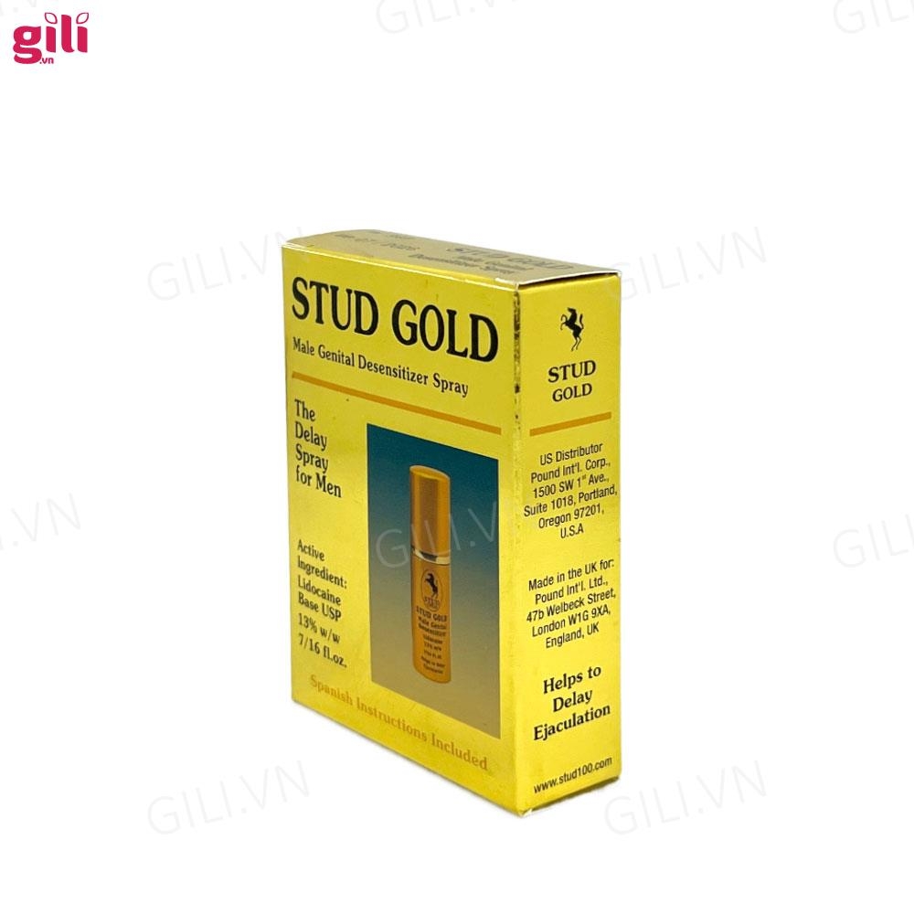 Xịt chống xuất tinh sớm Stud Gold 10ml chính hãng