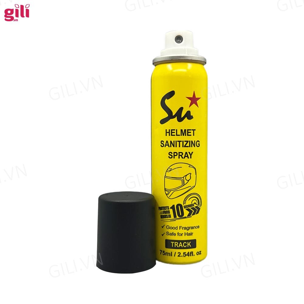 Xịt khử mùi nón bảo hiểm Su Star Track 75ml chính hãng