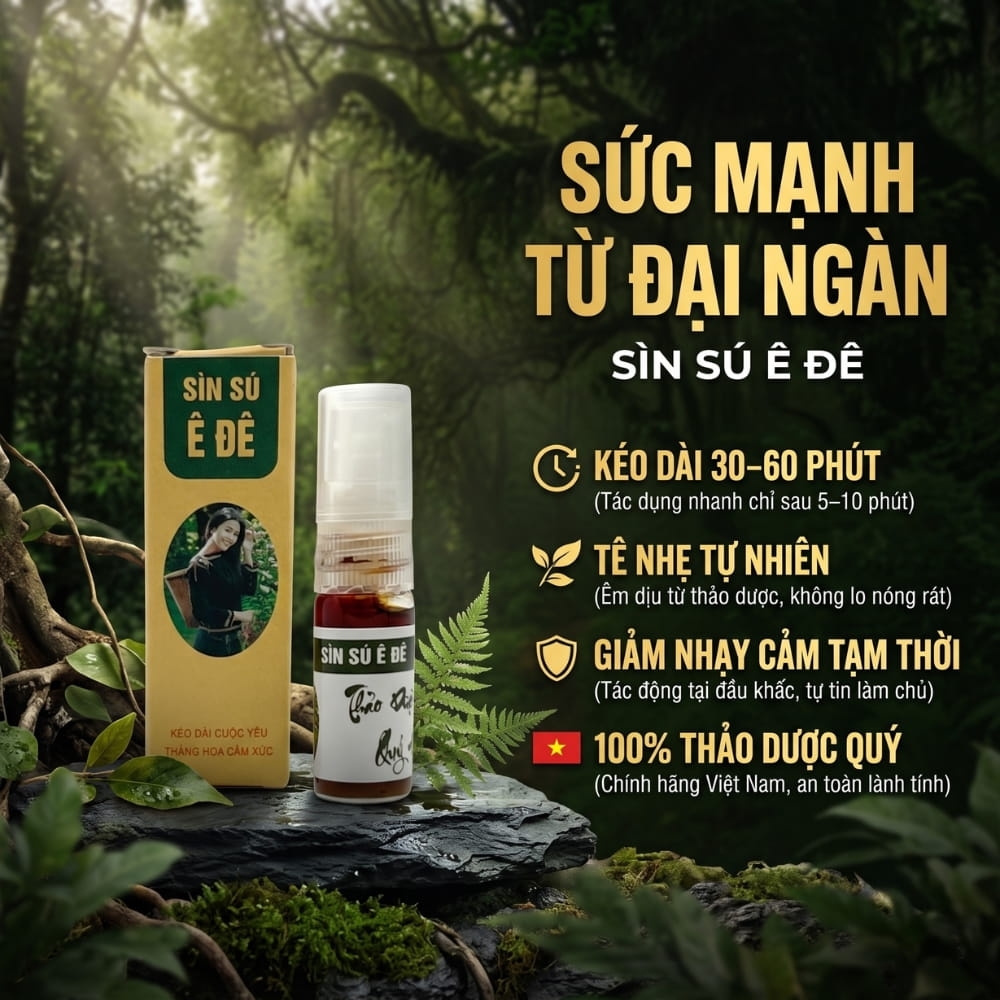 Xịt chống xuất tinh sớm Sìn Sú Ê Đê 3ml