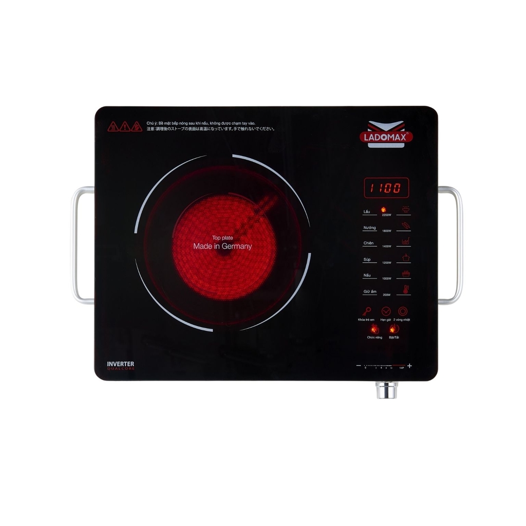 Thiết kế bếp hồng ngoại Ladomax HA-669 sang trọng
