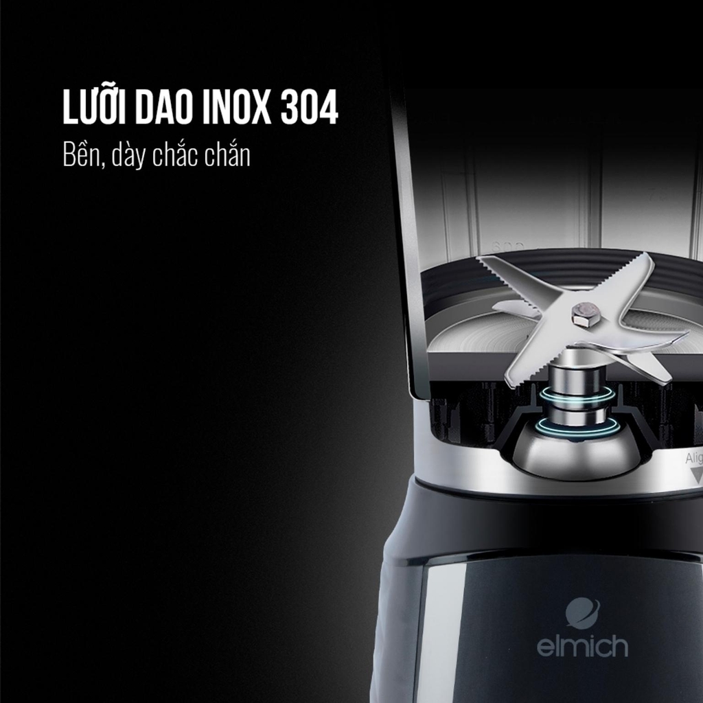 Lưỡi dao 6 cánh inox 304 Elmich CBE-3902