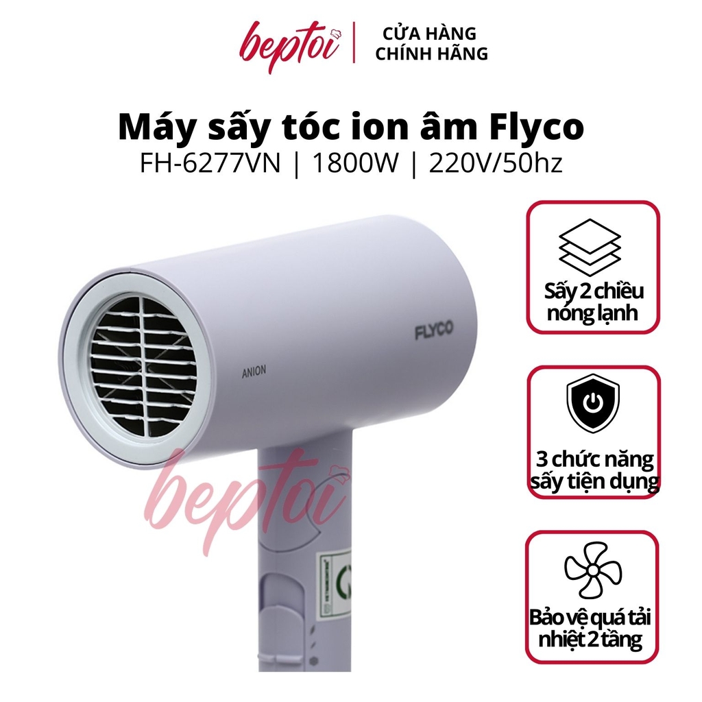 Máy Sấy Tóc ion âm Flyco FH- 6277VN