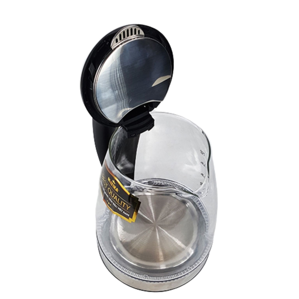 Ấm siêu tốc thủy tinh Matika MTK-35