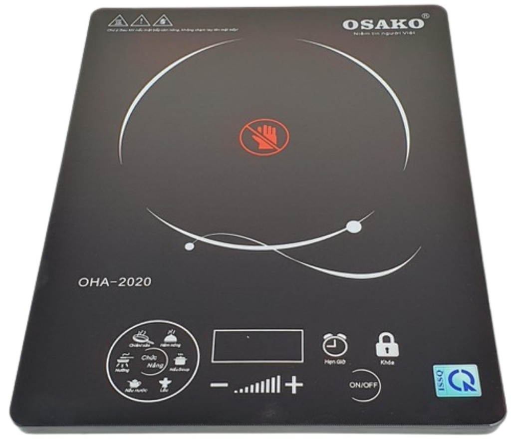🔥 Bếp Điện Hồng Ngoại Osako OHA-2020 (2000W) - Cảm Ứng Nhạy, Không Kén Nồi, Hẹn Giờ, Mặt Kính Ceramic 🔥