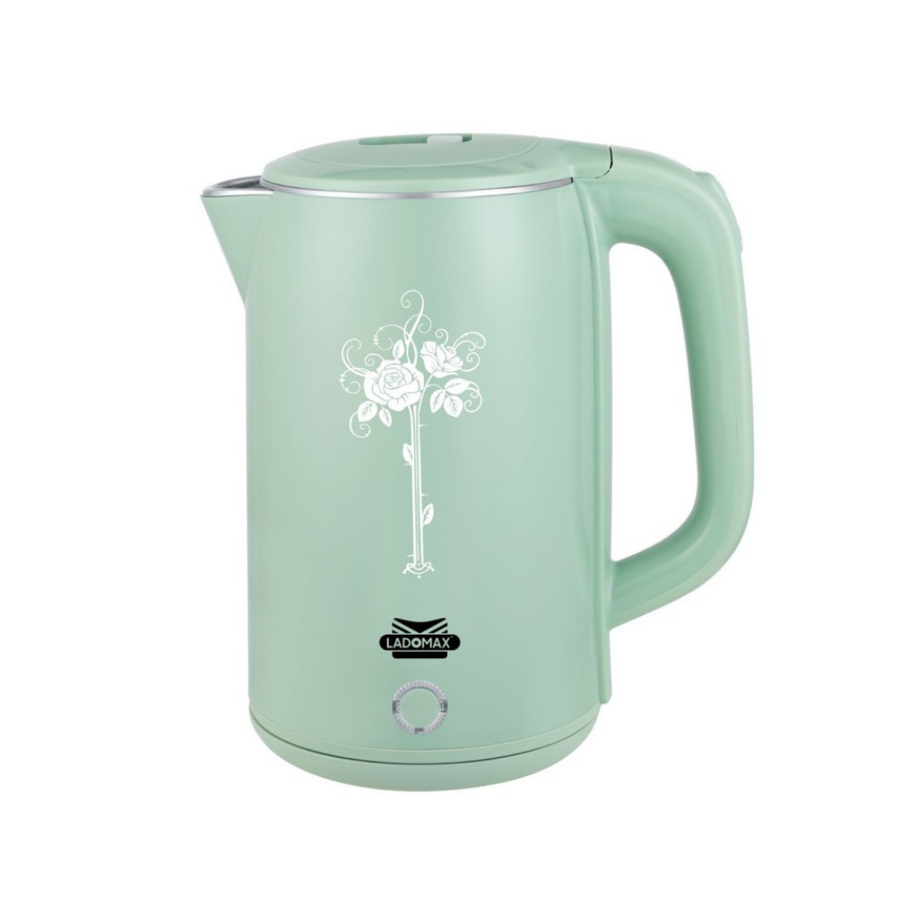 Bình đun siêu tốc, ấm siêu tốc đun nước siêu nhanh Inox 2 lớp chống phỏng Ladomax HA-887 2.5L