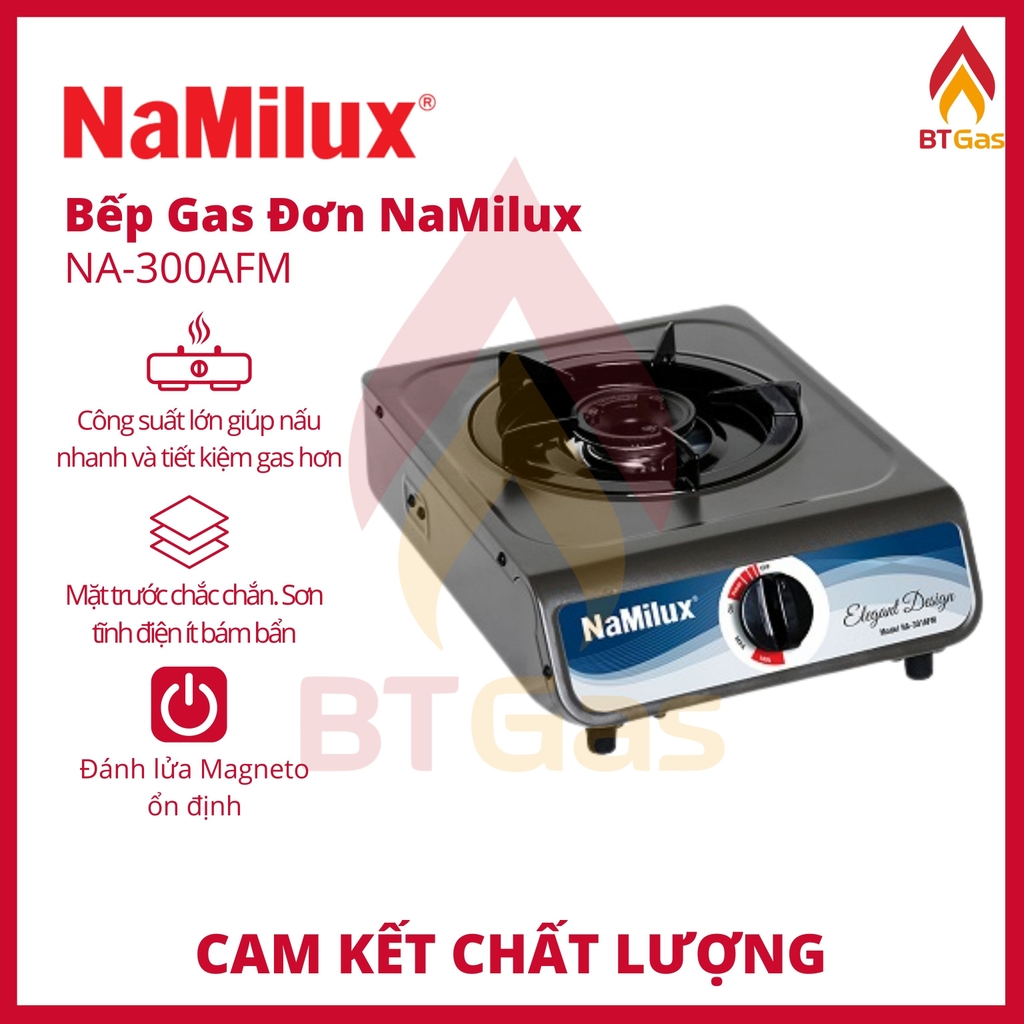 Bếp Gas NaMilux / Bếp Ga Đơn NA-300 / Hàng Chính Hãng