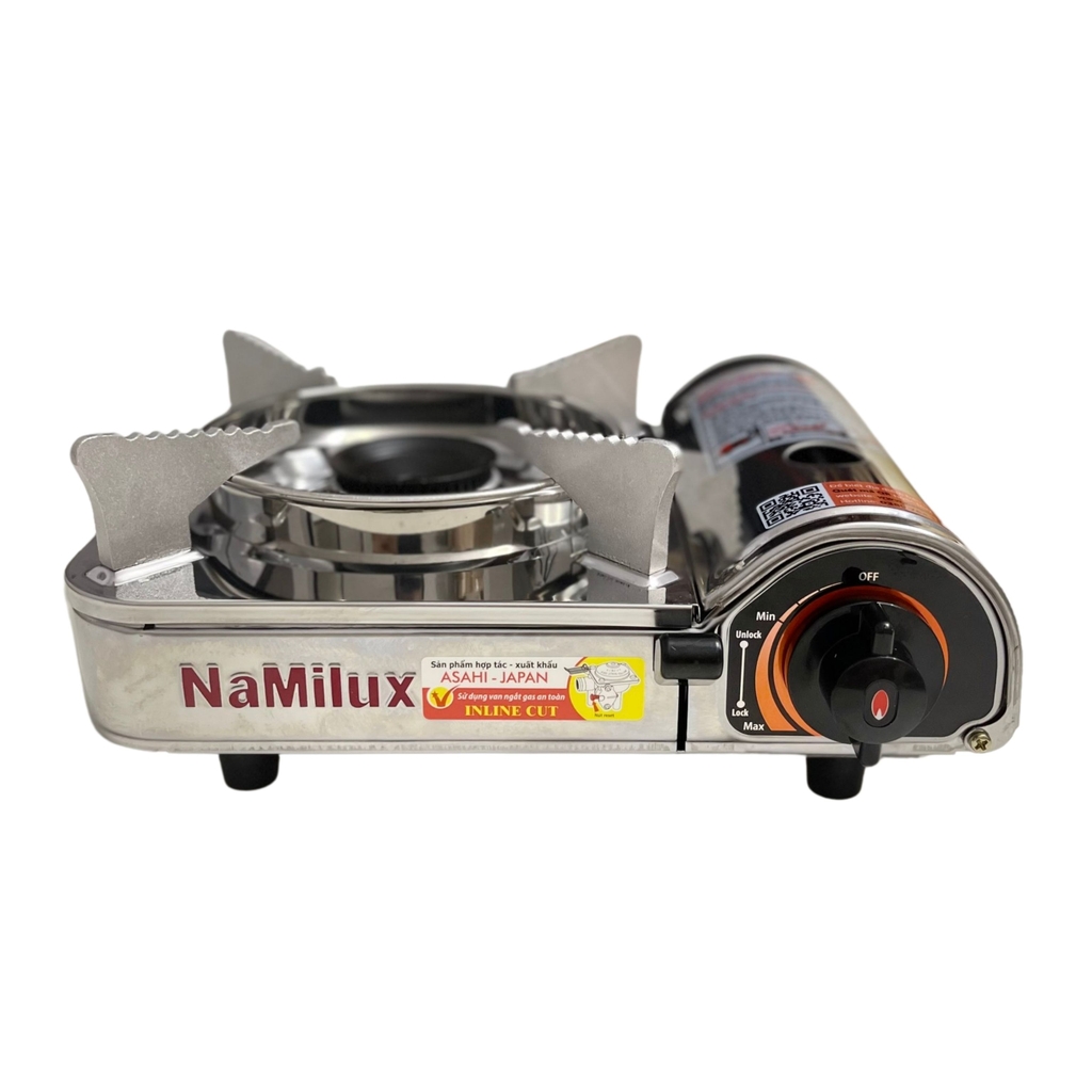 Bếp Gas Mini Namilux / Bếp Gas Du Lịch Tích Hợp Van An Toàn / PS-1711-AS