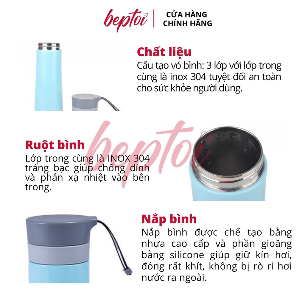 Bình giữ nhiệt Elmich EL7917 Inox 304 420ml