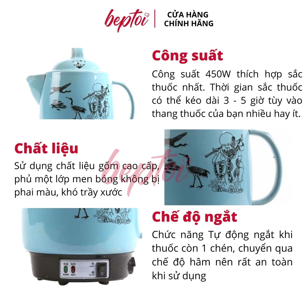 Ấm sắc thuốc Fujika FJ-CK33 K8
