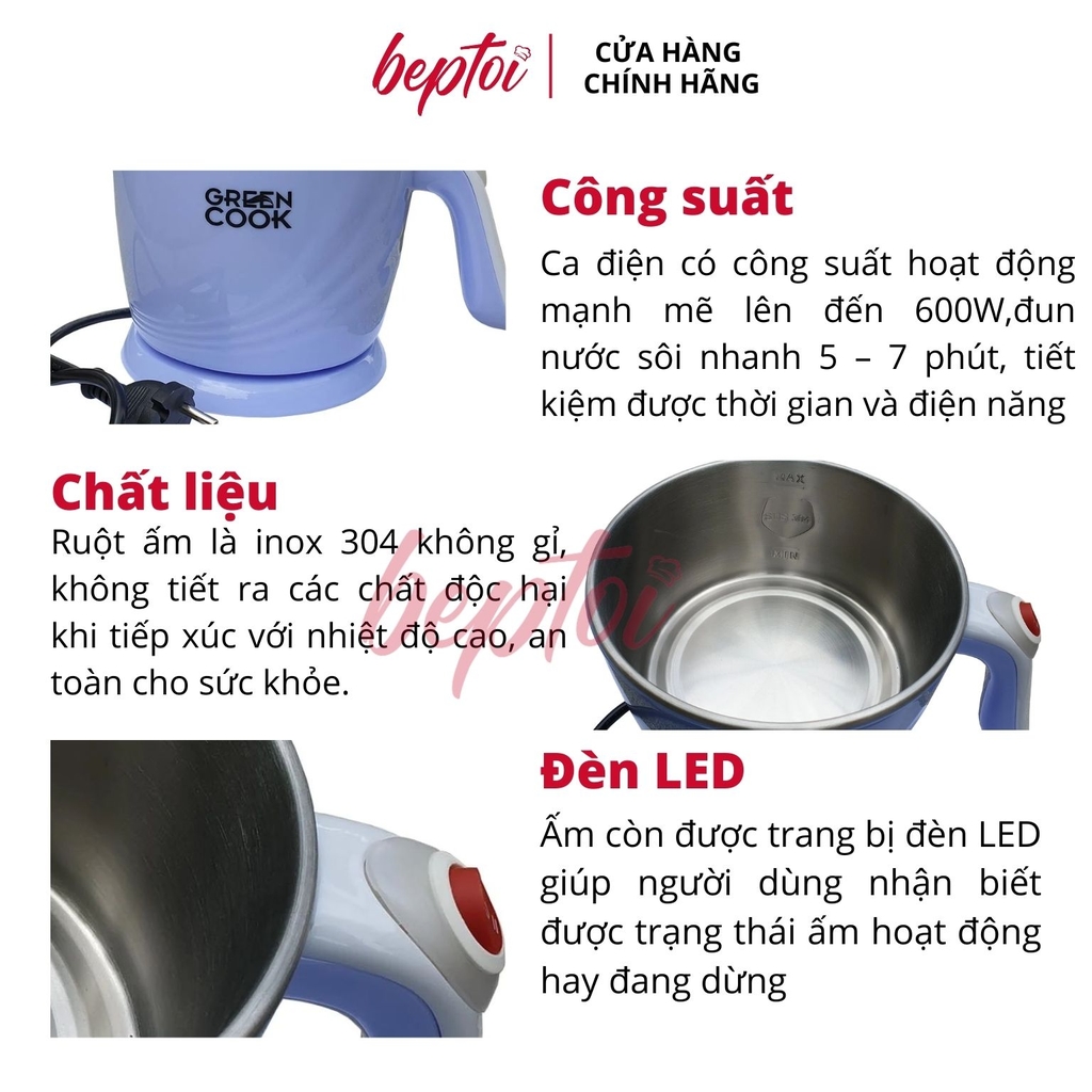 Ca đa năng Greencook GCEK-12D01
