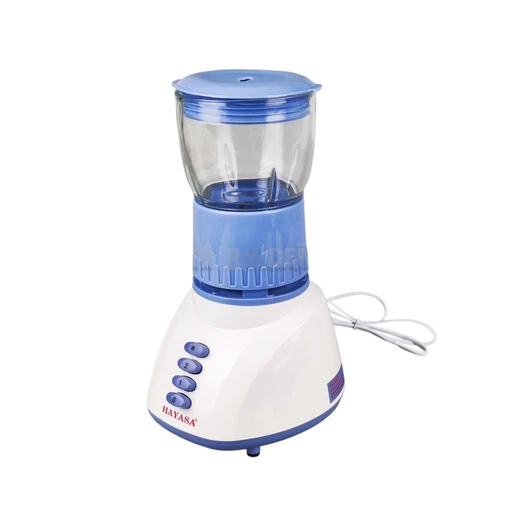 Máy Xay Sinh Tố / Máy Xay Đa Năng Hayasa Ha-0181 / Cối Thủy Tinh - Dao Thép Không Rỉ