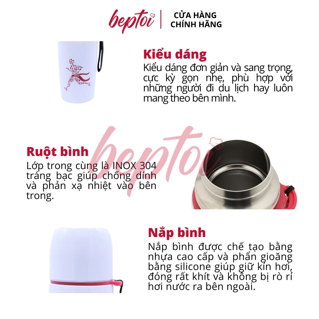 Bình giữ nhiệt Elmich EL2973 Inox 304 500ml