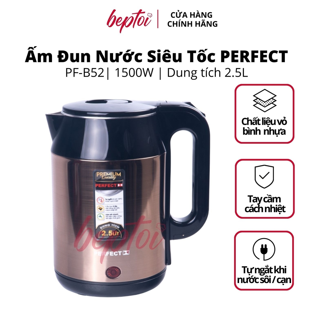 Ấm siêu tốc 2.5L Perfect PF-B52