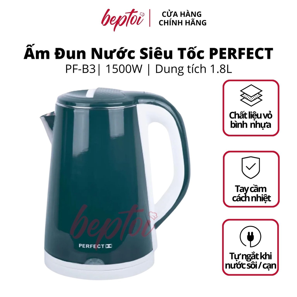 Ấm siêu tốc 1.8L Perfect PF-B3