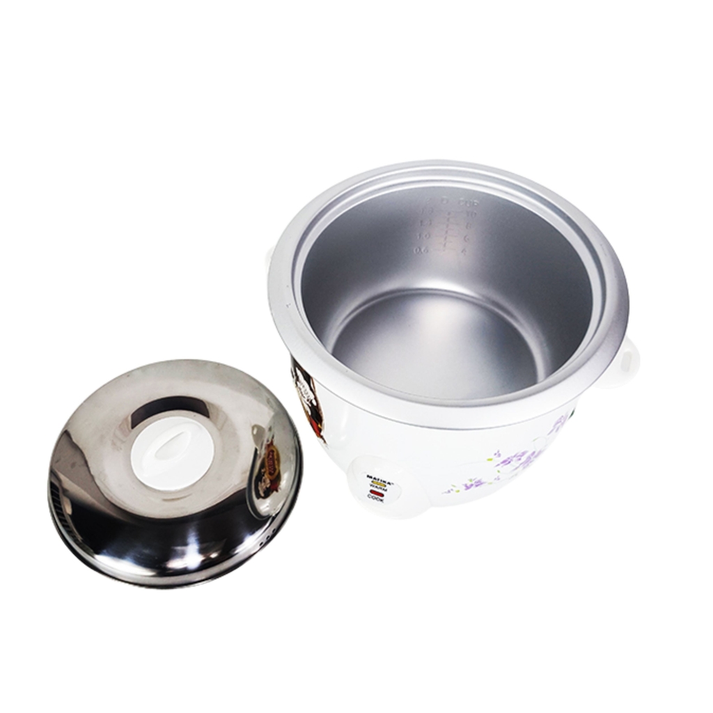 Nồi Cơm Điện Mini / Nồi Cơm Điện Nắp Rời MATIKA MTK-DR12 / MTK-DR18 / MTK-DR28 / Dung Tích 1.2 - 2.8L