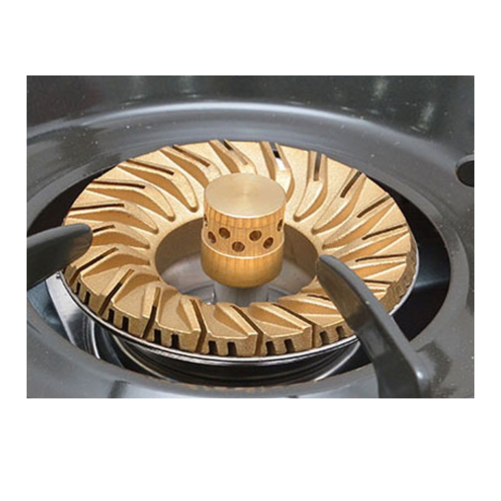 Bếp Gas Rinnai / Bếp Ga Đôi 7 Tấc RV-375 N Series / Có Đầu Hâm - Hàng Chính Hãng